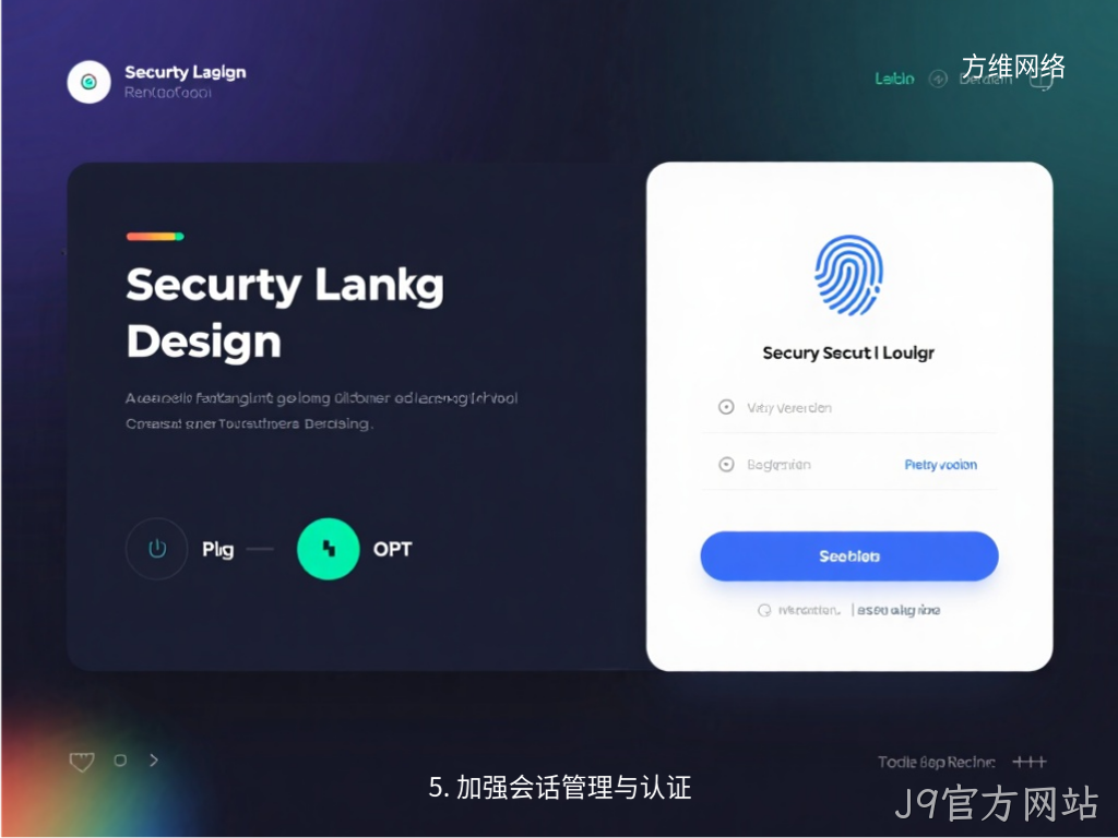 5. 加强会话管理与认证